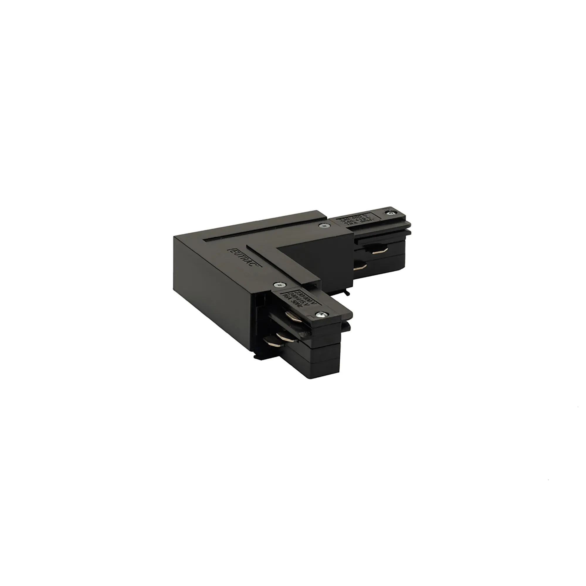 L Coupler With Feeding Option 3 Circuit Surface Mounted Track 555 1 1209 2  Eutrac 3 Circuit Surface-Black